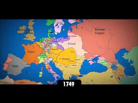 Изменение границ Европы за последнее тысячелетие
