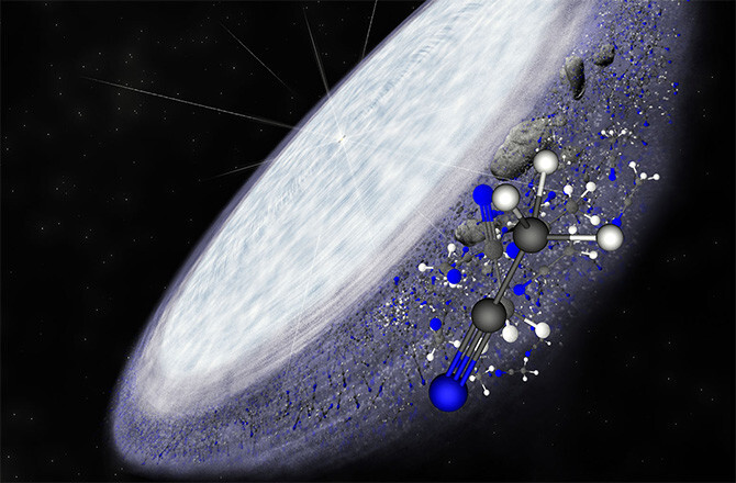 Органические молекулы обнаружены вокруг новорожденной звезды