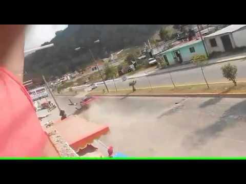 Авария на гонках в Мексике