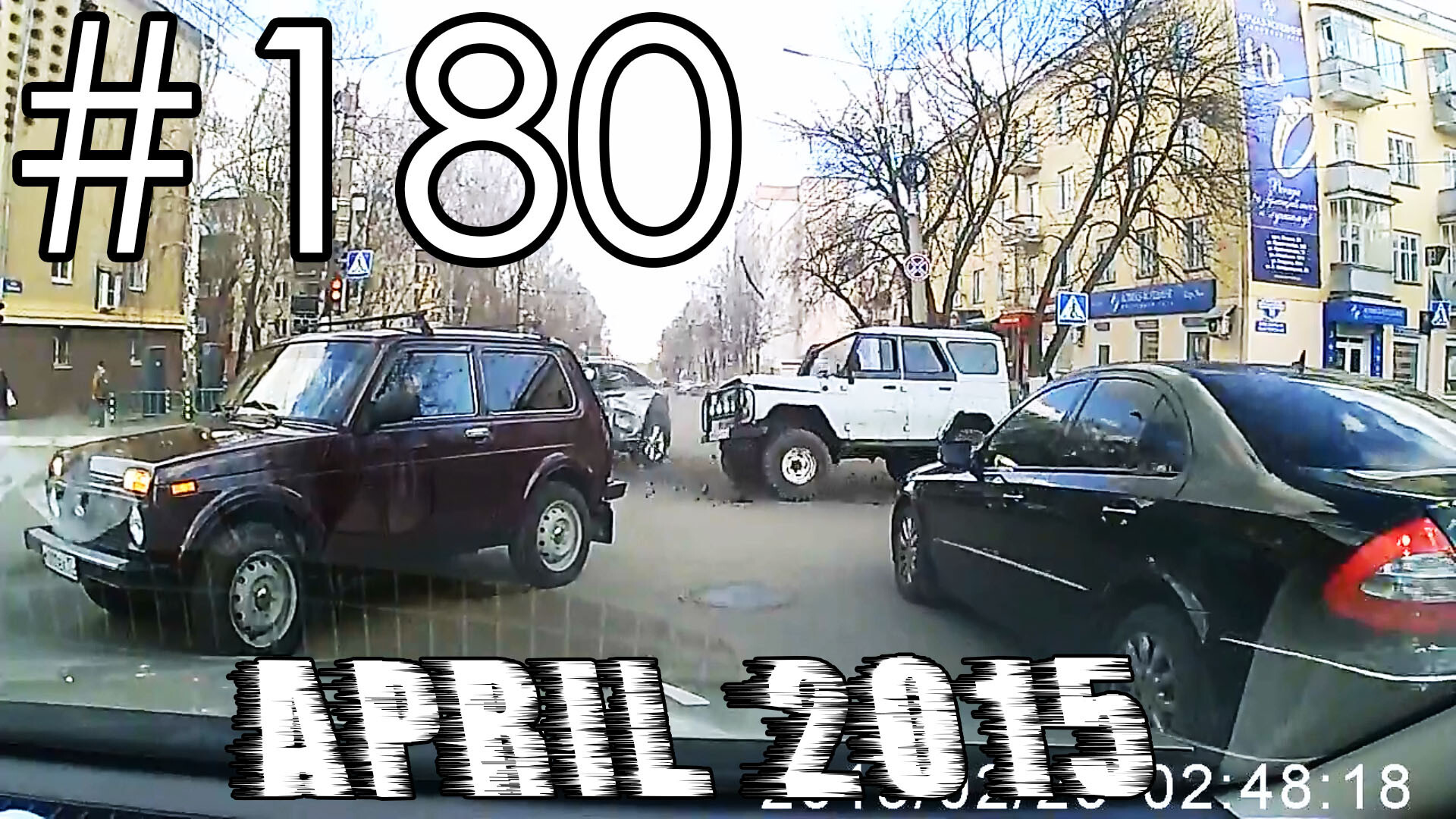 Подборка Аварий и ДТП  - Апрель 2015