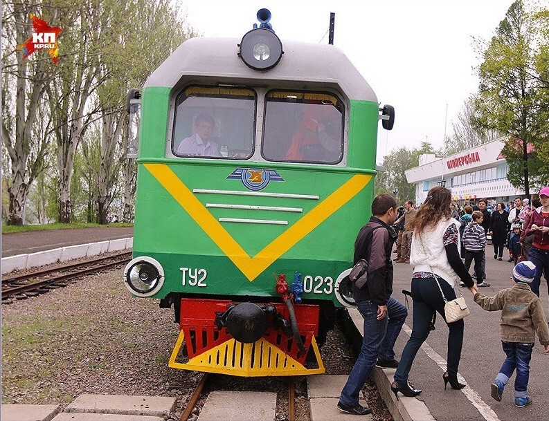К 1 мая в Донецке открылась детская железная дорога