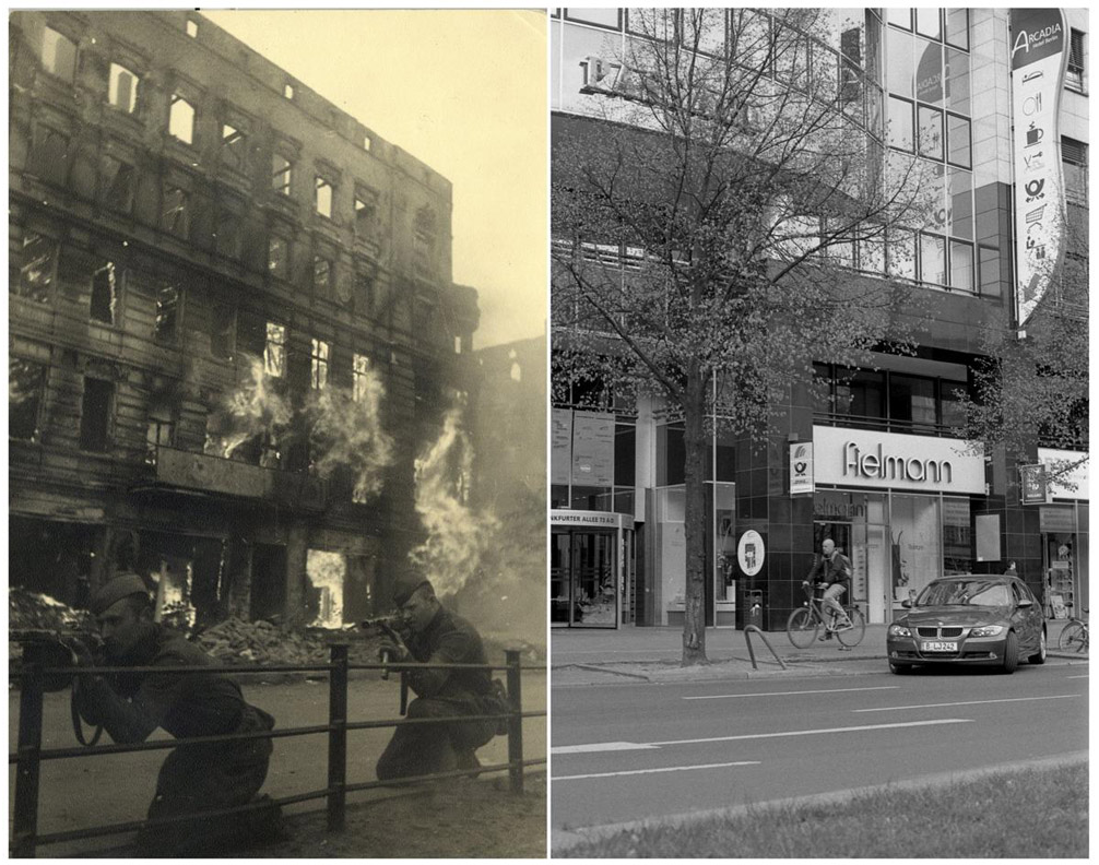 Берлин 70 лет назад и сейчас