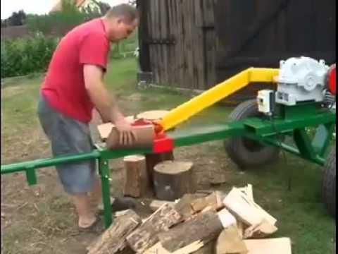 Удивительная машина для колки дров 