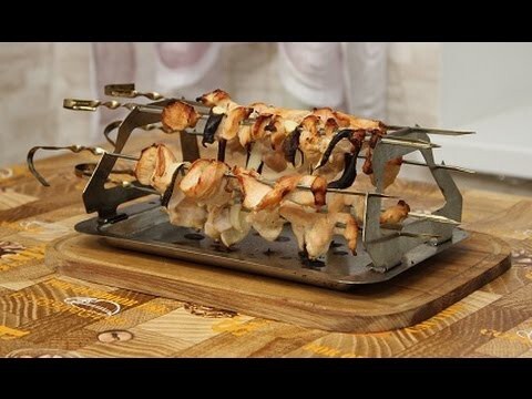 Домашний шашлык из курочки 