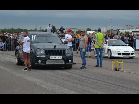 JEEP SRT8 1400 л.с vs Toyota MR2 Turbo 