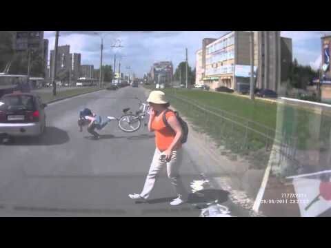 Авария с велосипедистом на ПП