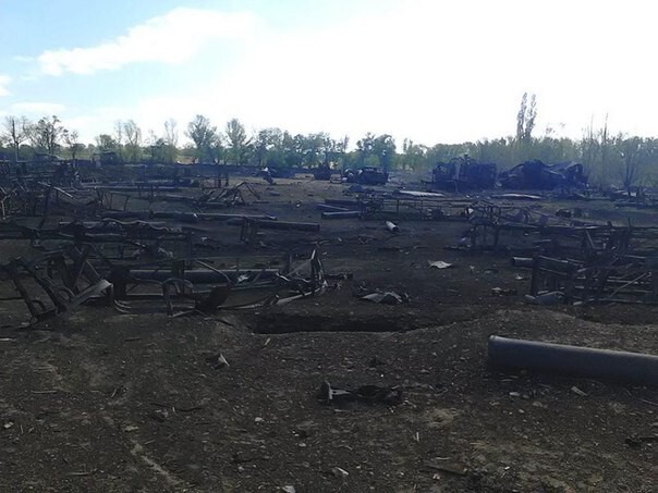 Поселок Победа на Донбассе ВСУ обстреляли из танков 