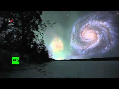 Роскосмос показал ночное небо с приближенными объектами Вселенной