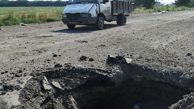 Силовики обстреливают Донецк запрещенным снарядом