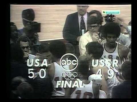 СССР США 1972 г. олимпиада - 3 секунды на баскетбол
