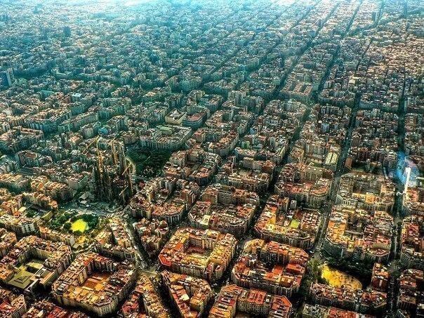 Фотографии городов с высоты птичьего полёта