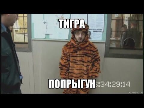 Прыжок тигра в замедленной съемке!