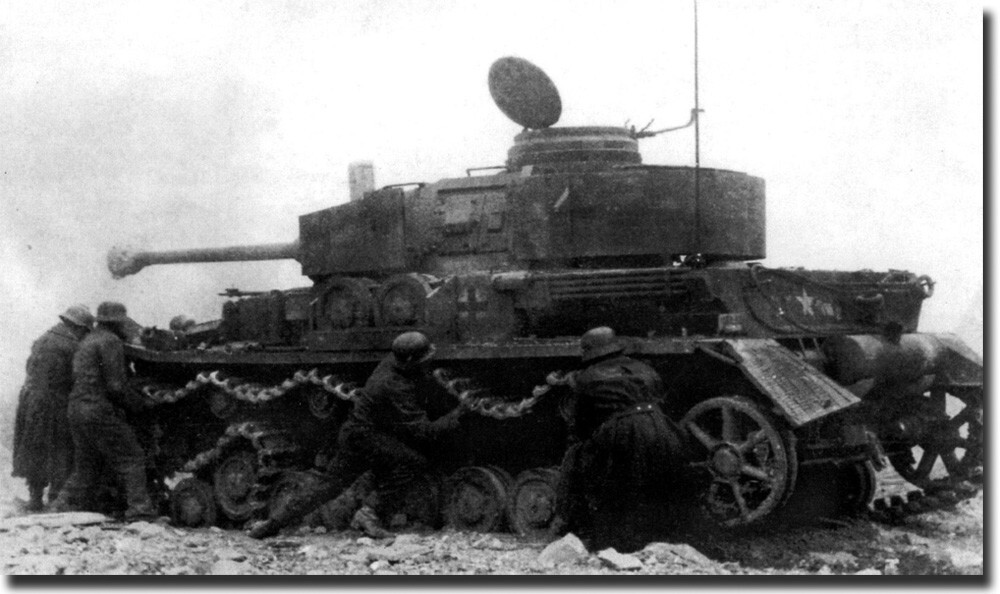 Находчивый командир и немецкие танки