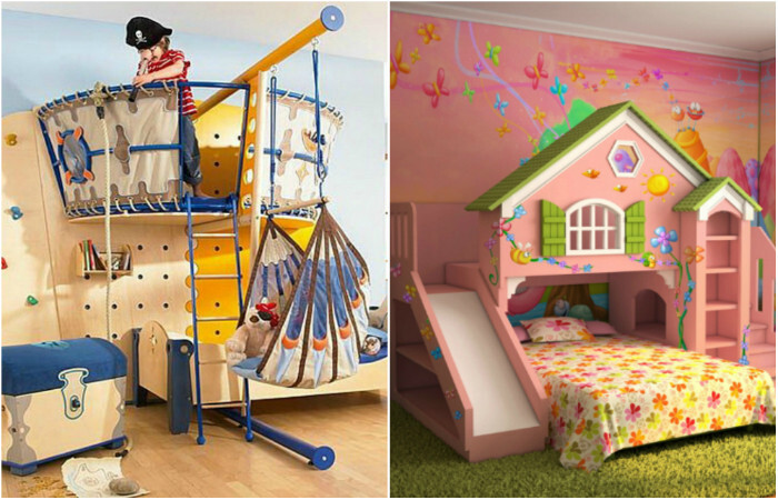 17 фантастических примеров обустройства детской комнаты