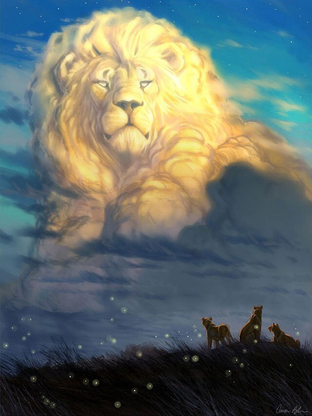 Аниматор студии Дисней создал картину в память об убитом льве Сесиле