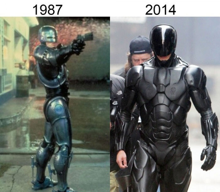 Как изменился грим и костюмы героев фильмов 