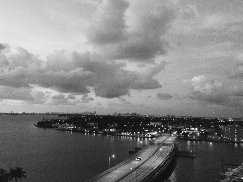 Miami and clouds