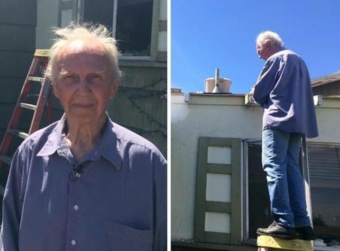 Кровельщики-добровольцы бесплатно перекрыли крышу 75-летнему пенсионер