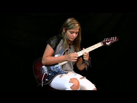 Удивительно талантливая 16-летняя гитаристка Tina S
