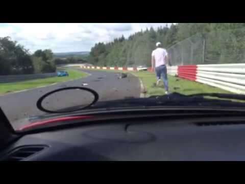 Очень сильная авария на треке Nurburgring 