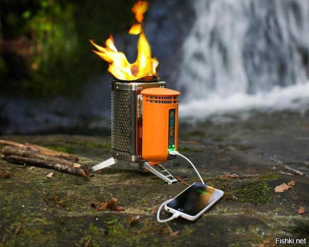 Перед вами небольшая печка на дровах, которая умеет превращать энергию огня в...