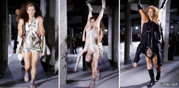 Люди носят людей - показ Rick Owens