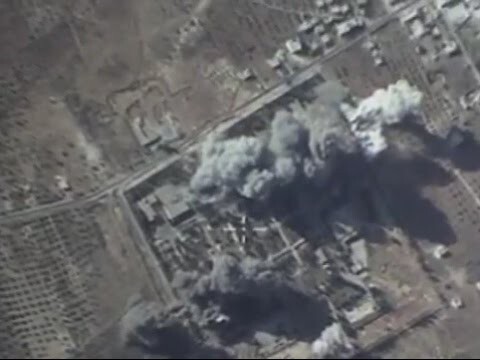 Нанесение российской боевой авиацией ударов по 3 позициям ИГИЛ 12.10.2015