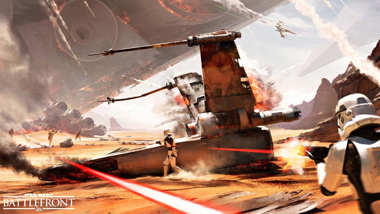 Релизный геймплейный трейлер Star Wars Battlefront, который вызывает восторг!