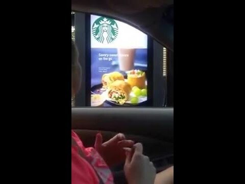 Обслуживание глухонемых в Starbucks Драйв