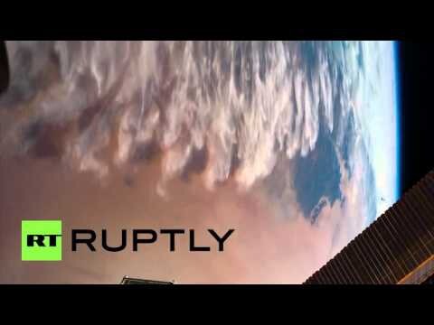 Циклон "Чапалла" вид с МКС, невероятно красивое видео