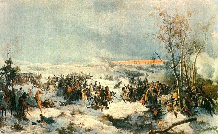 18 ноября 1812г наши бьют француза в Сражении под Красным