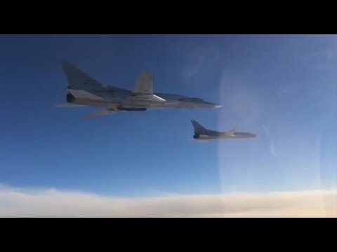 Нанесение высокоточного удара новейшей крылатой ракетой с борта Ту-160 