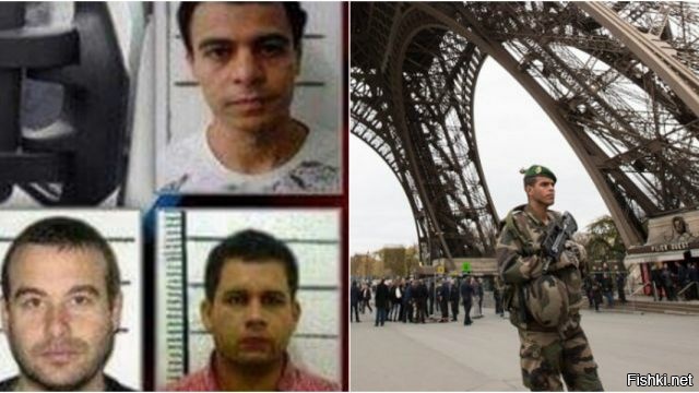 В Париже колумбийские мафиози застрелили боевиков ИГИЛ, которые с автоматами ...