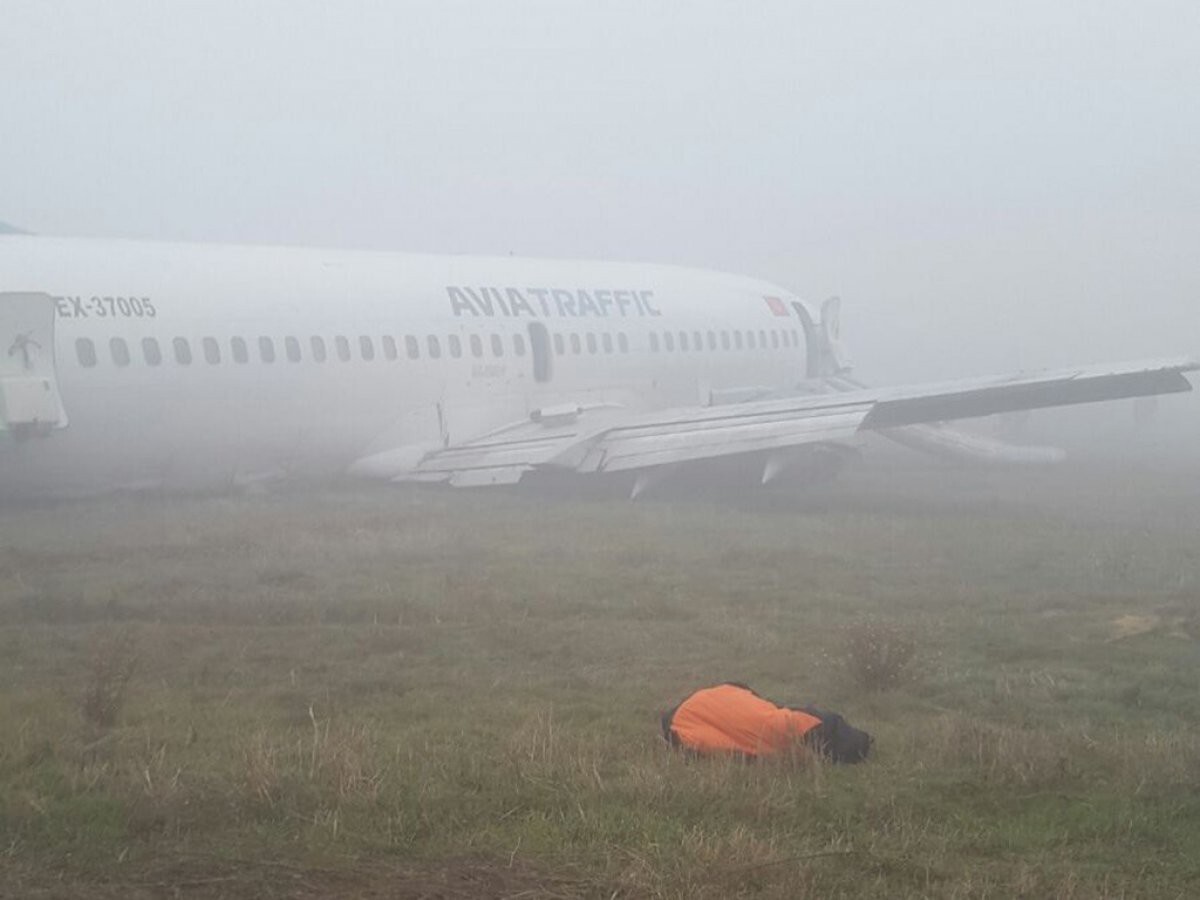 Возбуждено уголовное дело по факту аварийной посадки самолета в Кыргызстане