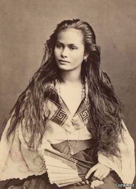 Портрет девушки-филиппинки, 1875 год