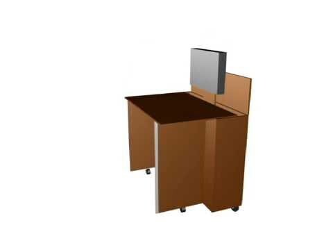 Раскладной компьютерный стол