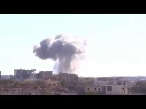 Сирия Российская крылатая ракета уничтожает объект террористов ИГИЛ!