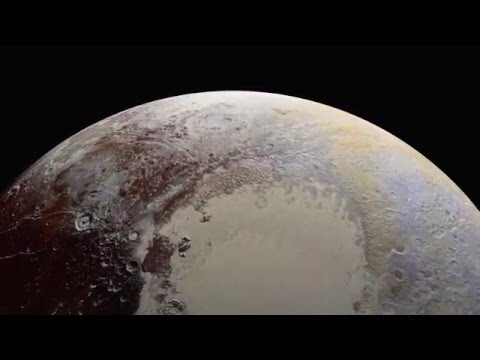 New Horizons. Детализированное видео поверхности Плутона
