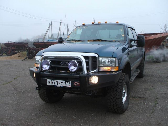 FORD F250 SUPER DUTY V10 6.8L БАМПЕРА ARB, KAYMAR, УСТАНОВКА ЛИФТ-КОМПЛЕКТА DOBINSONS