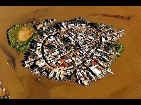 Мескальтитан (Mexcaltitan) - город среди воды, Мексика