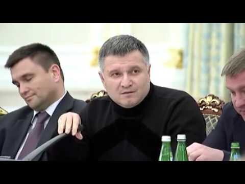 Аваков выложил видео ссоры с Саакашвили.