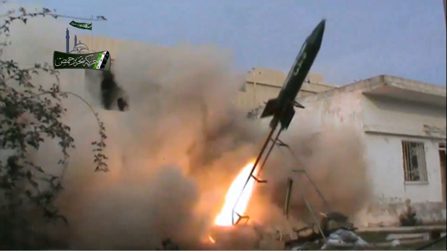 Сирия боевики запустили "шайтан ракету" по Сирийской армии