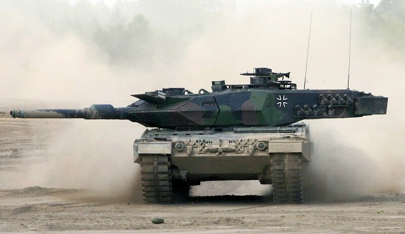 Обновлённый танк Leopard 2A7+