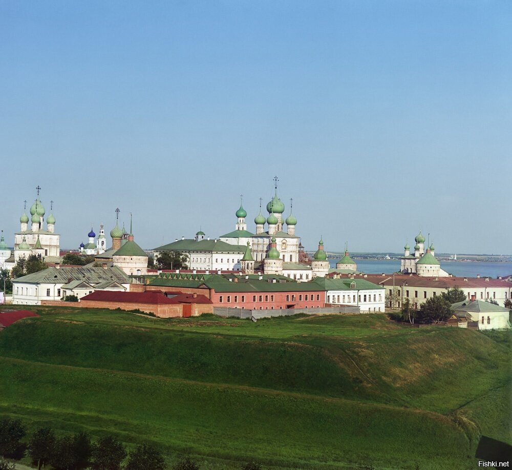 Общий вид Кремля с колокольни Всесвятской церкви с Сев