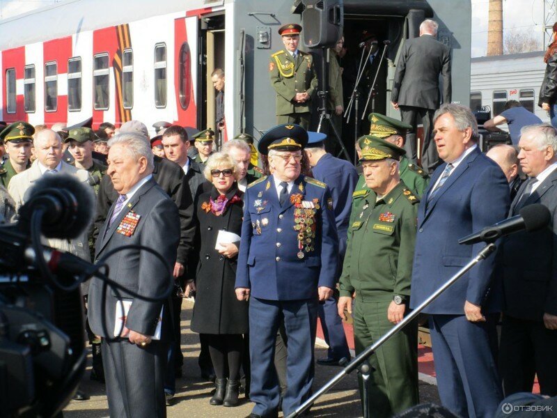  Агитационный поезд "Армия Победы" прибыл в Тюмень