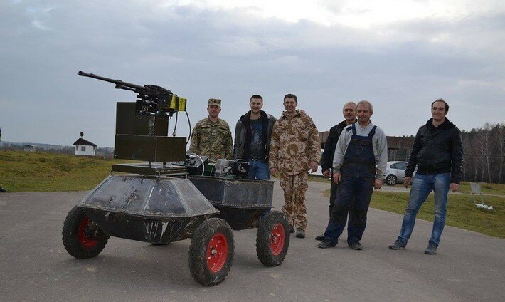 Боевой робот от украинских гениев