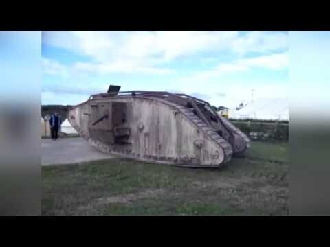 Копия боевого танка 1917 года