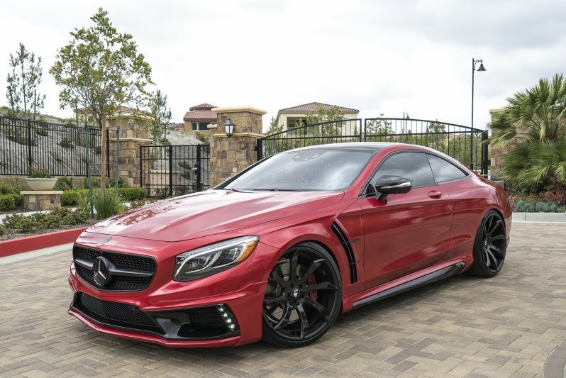 Mercedes-AMG S63 Coupe в тюнинге Wald и колесами Forgiato