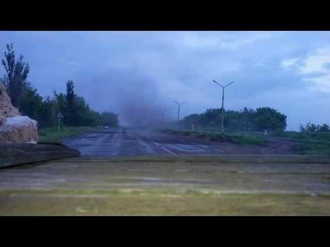 Сильный бой у блокпоста под Донецком — опубликованы кадры (ВИДЕО 18+)