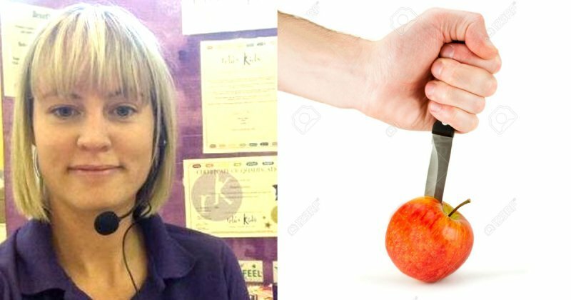 Учительница показала на яблоках, как действуют на детей издевательства
